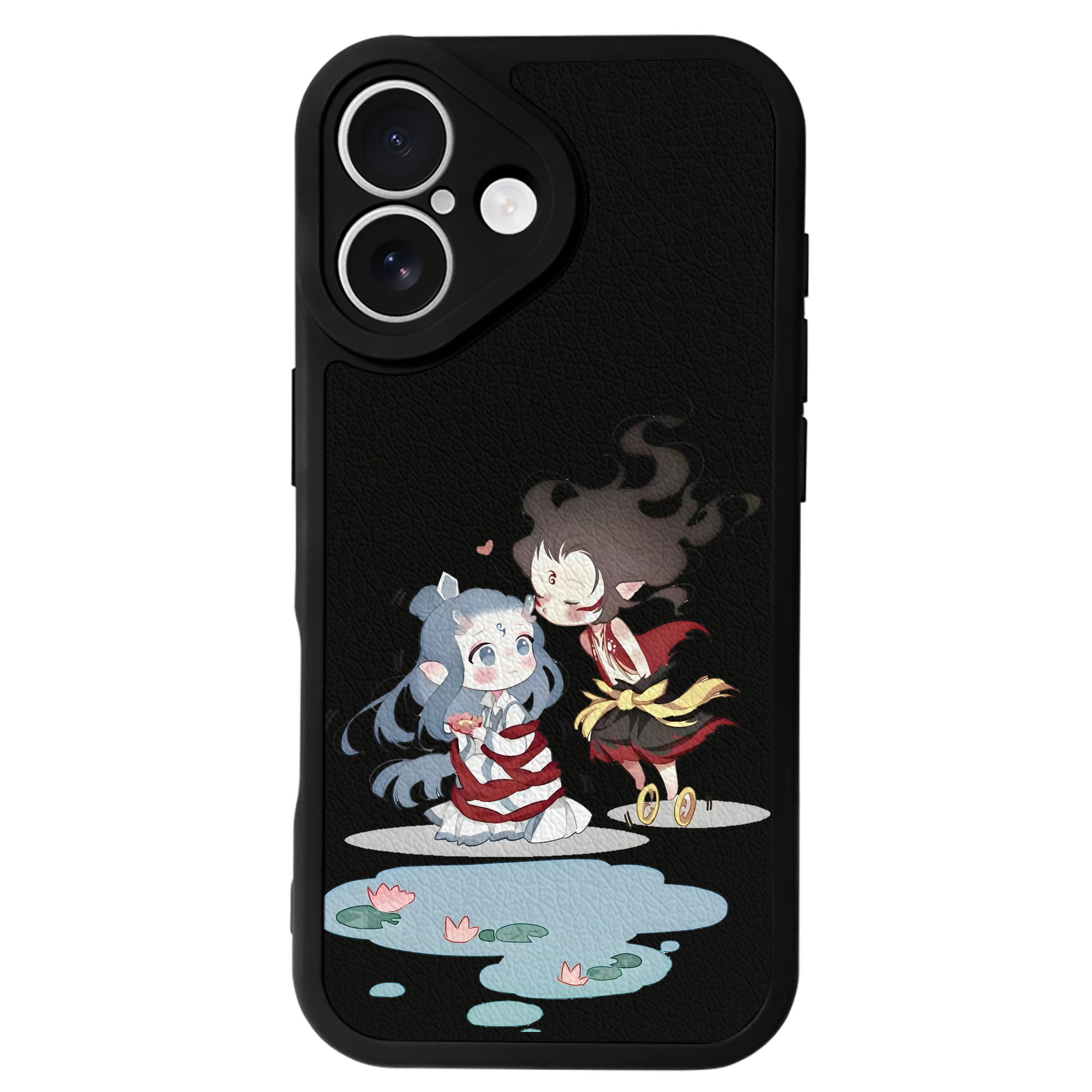 （画像用） Ne Zha 2 ナタ 魔童の大暴れ 【iPhone 16シリーズ対応】シリコンスマホケース（レザー調） 材質：シリコン